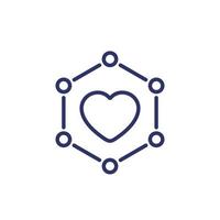 core value line icon on white vector