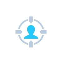 Customer centricity vector icon