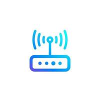 Router icon for web and apps vector