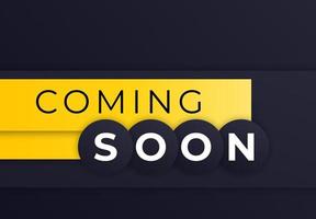 Coming Soon banner