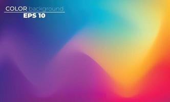 Abstract blurred gradient mesh background in bright Colorful smooth. Easy editable soft colored vector illustration, Suitable For Wallpaper, Banner, Background, Card, Book Illustration, landing page