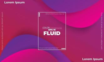 Creative geometric wallpaper. Trendy fluid flow gradient shapes composition. Applicable for gift card,  Poster on wall poster template,  landing page, ui, ux ,coverbook,  baner, social media posted, vector