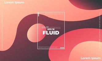 Creative geometric wallpaper. Trendy fluid flow gradient shapes composition. Applicable for gift card,  Poster on wall poster template,  landing page, ui, ux ,coverbook,  baner, social media posted, vector