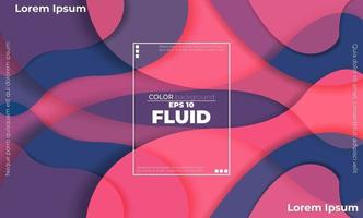 Creative geometric wallpaper. Trendy fluid flow gradient shapes composition. Applicable for gift card,  Poster on wall poster template,  landing page, ui, ux ,coverbook,  baner, social media posted, vector