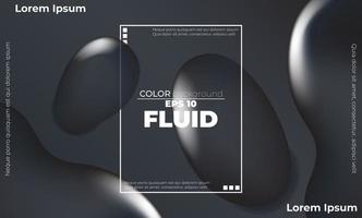 Creative geometric wallpaper. Trendy fluid flow gradient shapes composition. Applicable for gift card,  Poster on wall poster template,  landing page, ui, ux ,coverbook,  baner, social media posted, vector