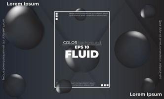 Creative geometric wallpaper. Trendy fluid flow gradient shapes composition. Applicable for gift card,  Poster on wall poster template,  landing page, ui, ux ,coverbook,  baner, social media posted, vector