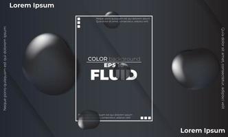 Creative geometric wallpaper. Trendy fluid flow gradient shapes composition. Applicable for gift card,  Poster on wall poster template,  landing page, ui, ux ,coverbook,  baner, social media posted, vector