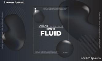 Creative geometric wallpaper. Trendy fluid flow gradient shapes composition. Applicable for gift card,  Poster on wall poster template,  landing page, ui, ux ,coverbook,  baner, social media posted, vector