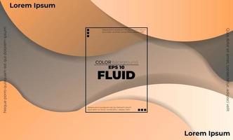 Creative geometric wallpaper. Trendy fluid flow gradient shapes composition. Applicable for gift card,  Poster on wall poster template,  landing page, ui, ux ,coverbook,  baner, social media posted,