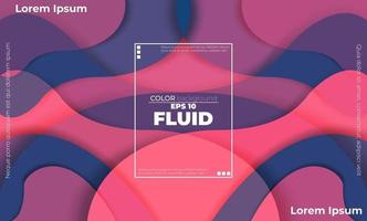 Creative geometric wallpaper. Trendy fluid flow gradient shapes composition. Applicable for gift card,  Poster on wall poster template,  landing page, ui, ux ,coverbook,  baner, social media posted, vector