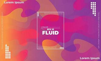 Creative geometric wallpaper. Trendy fluid flow gradient shapes composition. Applicable for gift card,  Poster on wall poster template,  landing page, ui, ux ,coverbook,  baner, social media posted, vector