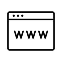 Website Address Icon vector