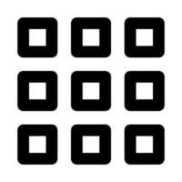 Web Grid icon vector