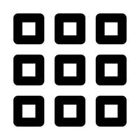 Web Grid icon vector