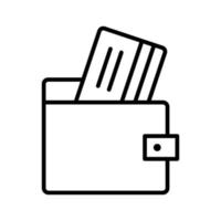 Wallet Card Icon vector