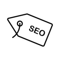 Seo Tags Icon vector