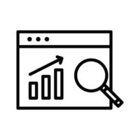 Web Analytics Icon vector