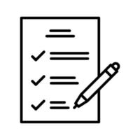 Checklist Paper Icon vector