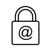 Security Email Icon vector