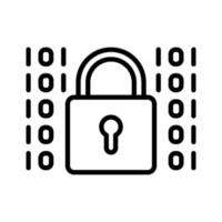 Data Encryption Icon vector