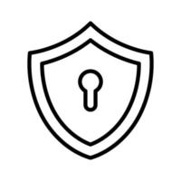 Shield Key Icon vector