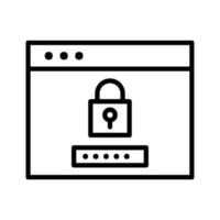 Password Locked Icon vector