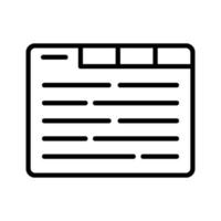 Browser Tabs Icon vector