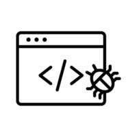 Insecure Code Icon vector