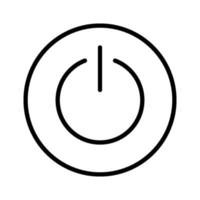 Power Button Icon vector