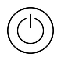 Power Button Icon vector