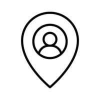 User Location Icon vector