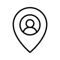 User Location Icon vector