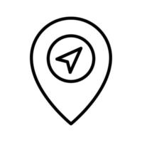 Navigate Location Icon vector