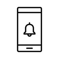 Mobile Notification Icon vector