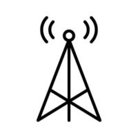 icono de torre de radio vector