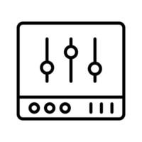 Sound Equalizer Icon vector