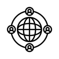 Global Communication Icon vector