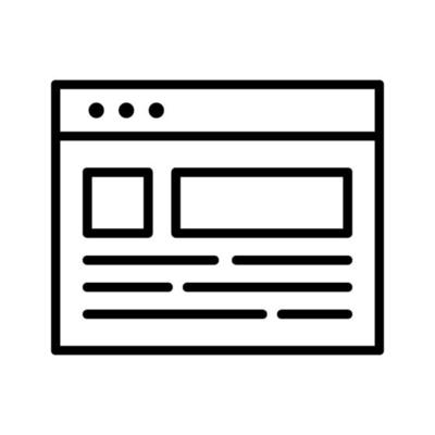 Browser Layout Template Icon