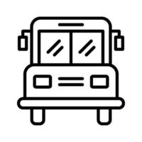 icono de autobús escolar vector