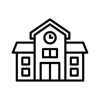 School Building Icon vector