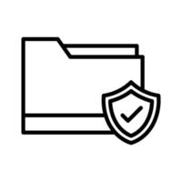 Secure Folder Icon vector