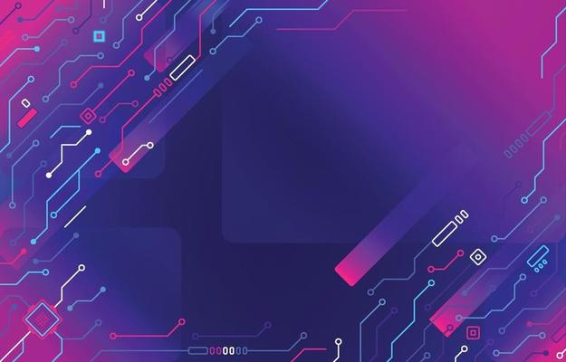 Free technology background - Vector Art