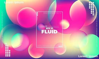 Creative geometric wallpaper. Trendy fluid flow gradient shapes composition. Applicable for gift card,  Poster on wall poster template,  landing page, ui, ux ,coverbook,  baner, social media posted, vector