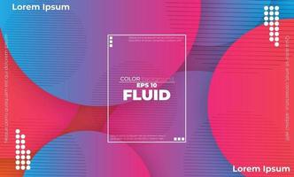 Creative geometric wallpaper. Trendy fluid flow gradient shapes composition. Applicable for gift card,  Poster on wall poster template,  landing page, ui, ux ,coverbook,  baner, social media posted, vector