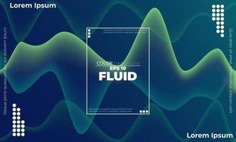 Trendy geometric background. 3d Fluid wave liquid shape. Suitable For Wallpaper, Banner, Background, Card, Book Illustration, landing page, gift, cover, flyer, report, bussiness, social media vector