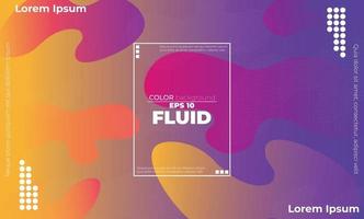 Trendy geometric background. 3d Fluid wave liquid shape. Suitable For Wallpaper, Banner, Background, Card, Book Illustration, landing page, gift, cover, flyer, report, bussiness, social media vector