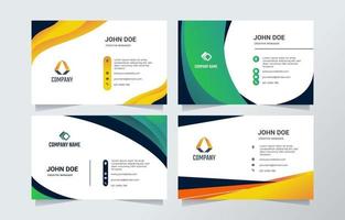 Modern Business Name Card Template vector