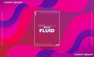 Fluid colors shapes. Applicable for gift card cover poster. Poster design. Poster on wall poster template,landing page. Fluid colorful shapes composition vector