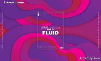 Fluid colors shapes Applicable for gift card cover poster. Poster design. Poster on wall poster template,landing page. Fluid colorful shapes composition vector