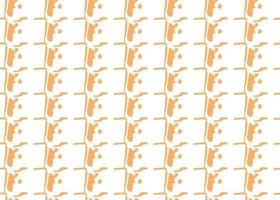 Vector texture background, seamless pattern. Hand drawn, orange, white colors.